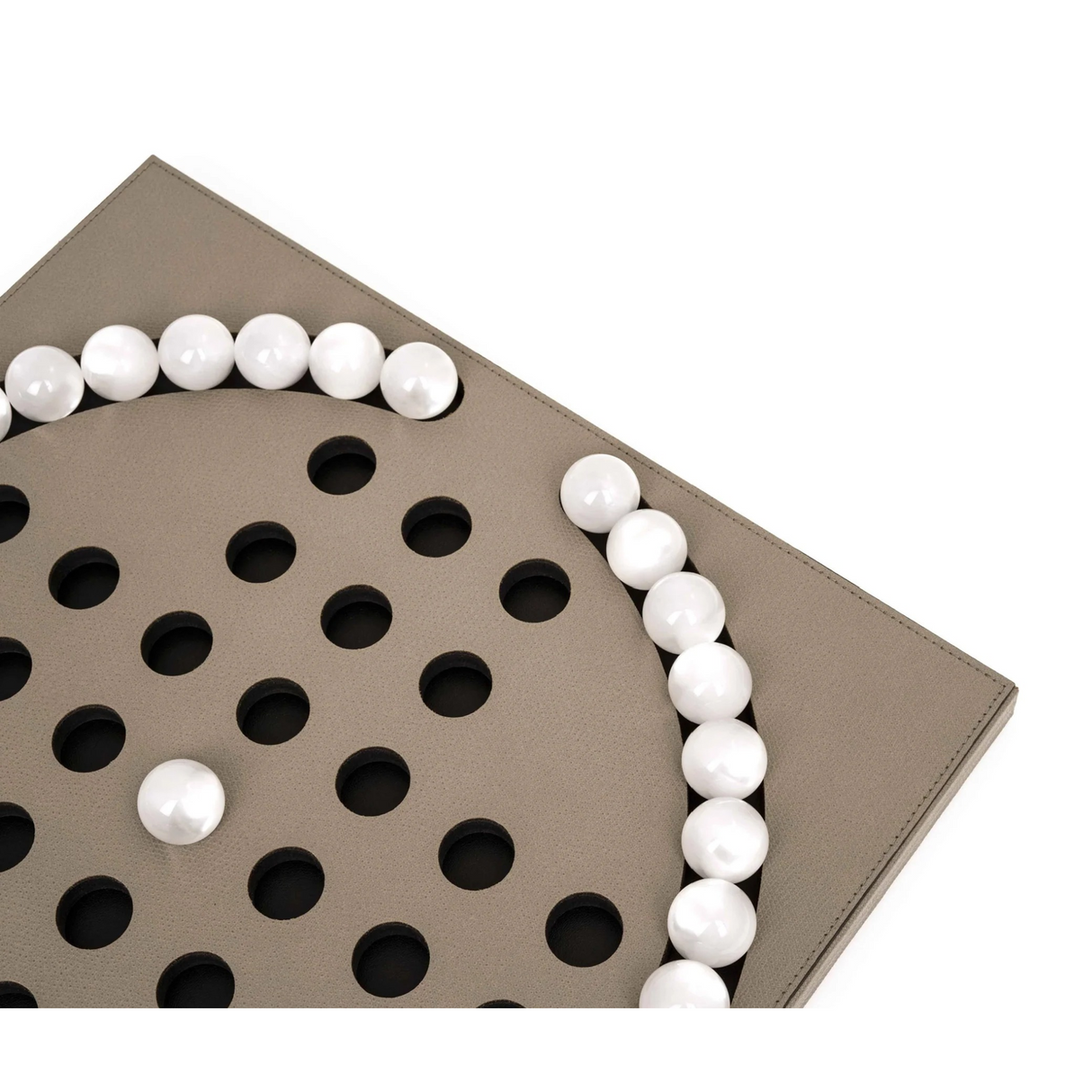 Pearl Pawns Leather Board Game | Oroa.com