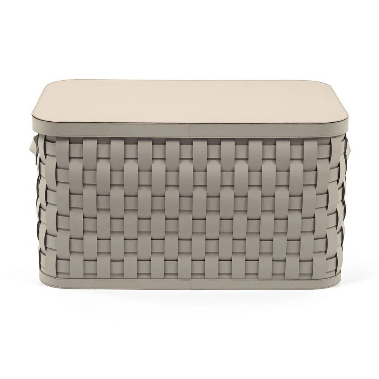 Woven Leather Shoes Basket | Oroa.com