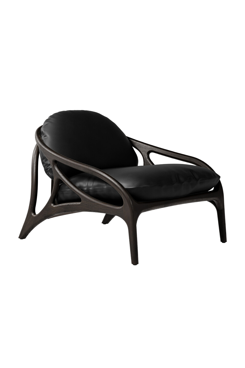 Brown Teak Lounge Chair | Oroa.com