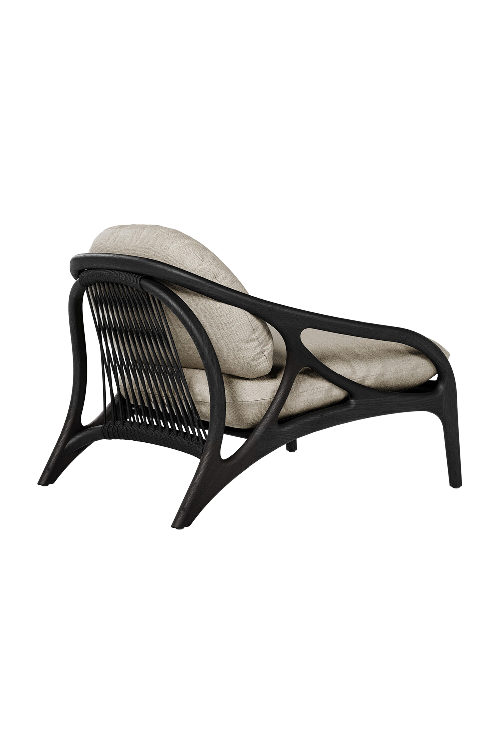 Varnished Teak Outdoor Lounge Chair | Oroa.com