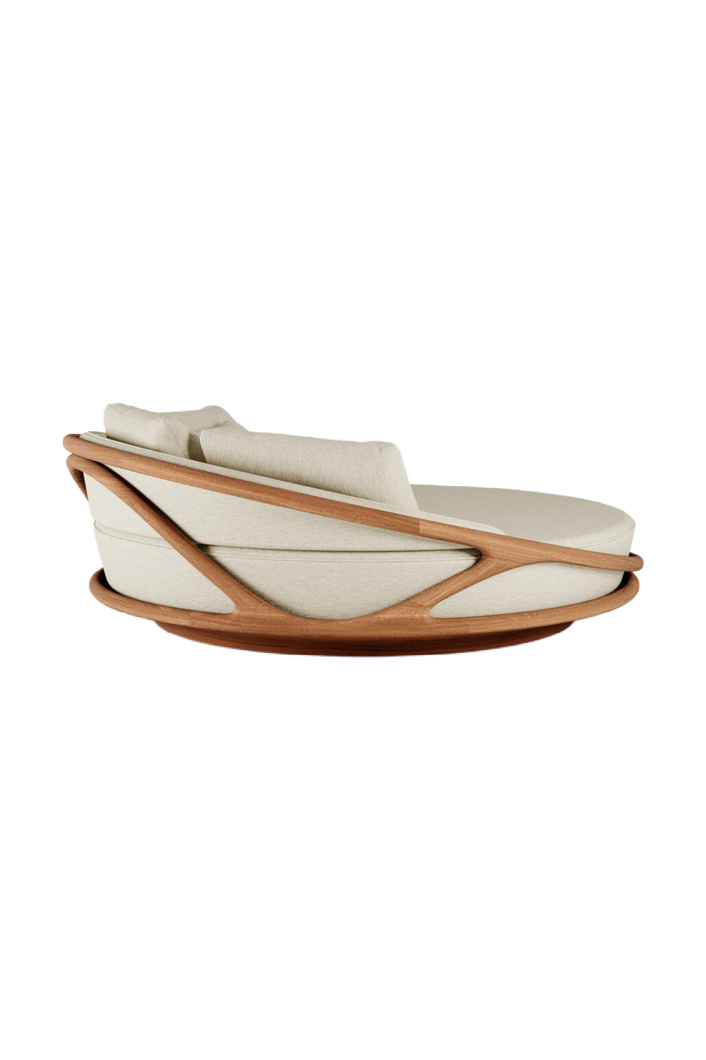 Round Teak Outdoor Daybed | Oroa.com