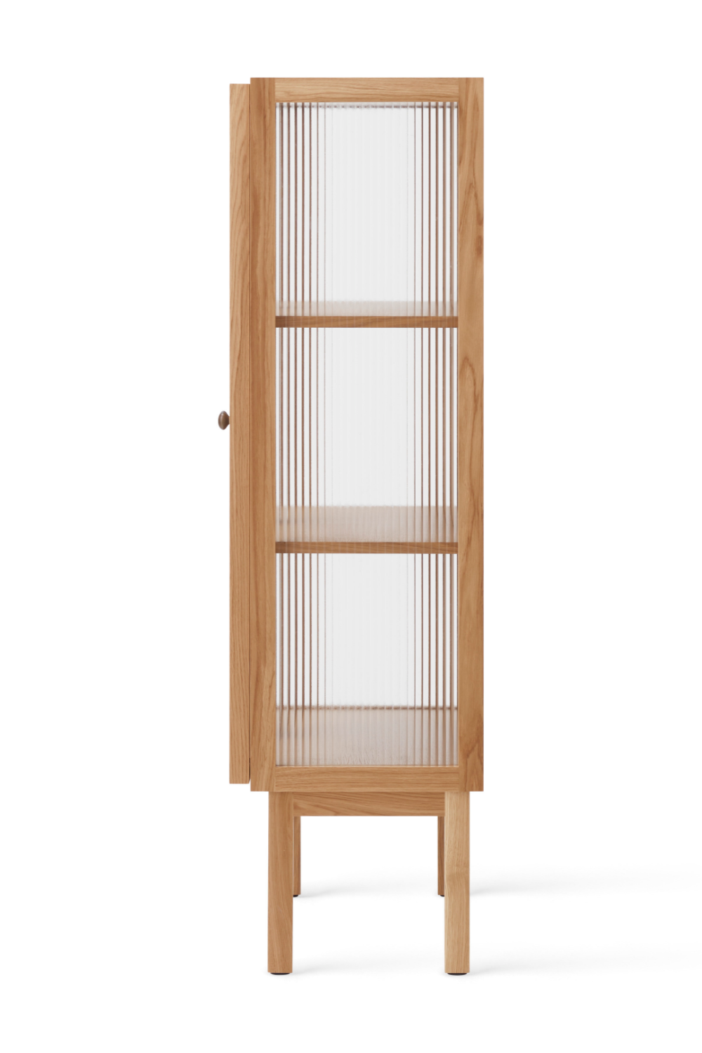 Reeded Glass 2-Door Cabinet | Oroa.com