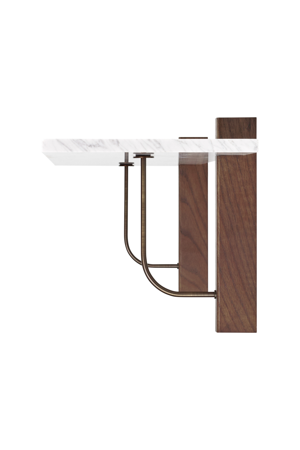 Wall-Mounted Shelf with Bracket L | Oroa.com
