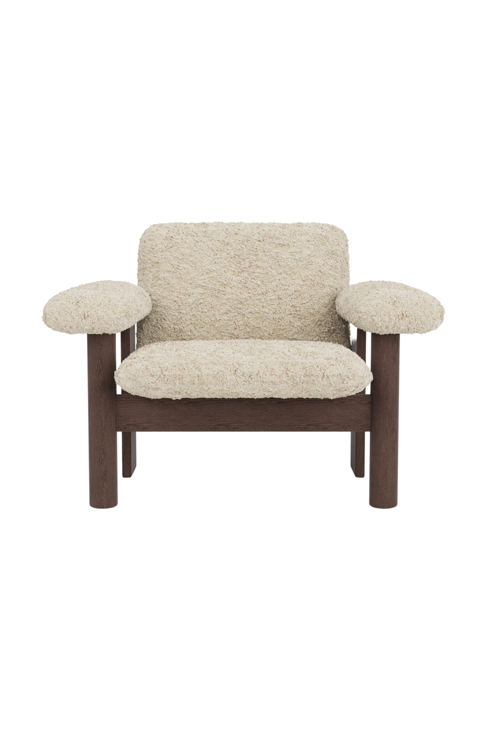 Low Back Sheep Skin Lounge Chair | Oroa.com