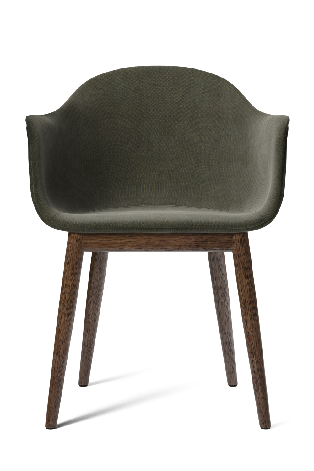 Wooden Base Upholstered Dining Chair | Oroa.com
