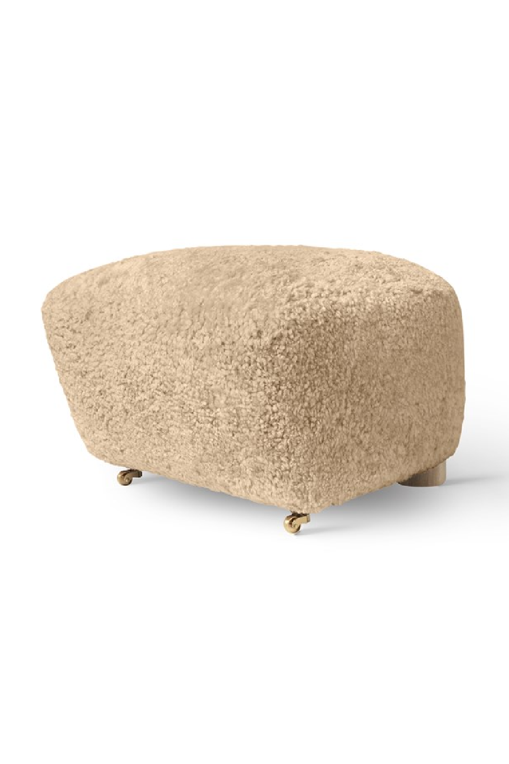 Oak Leg Upholstered Ottoman | Oroa.com