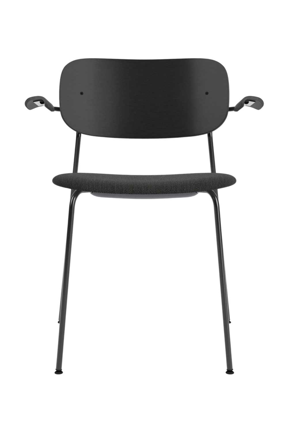 Black Framed Upholstered Dining Armchair | Oroa.com