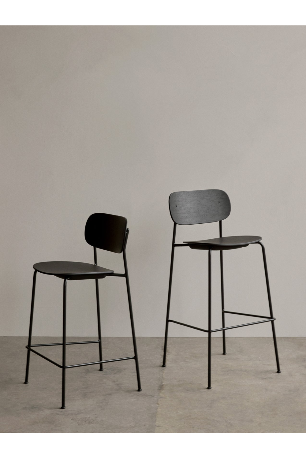 Oak Veneer Counter Chair | Oroa.com