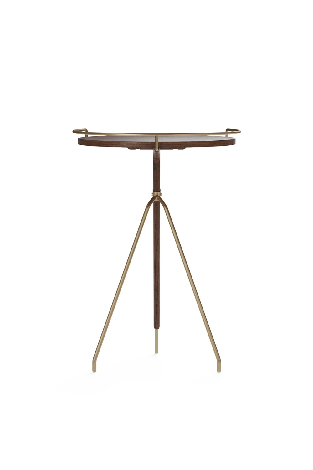 Solid Walnut Tripod Side Table | Oroa.com