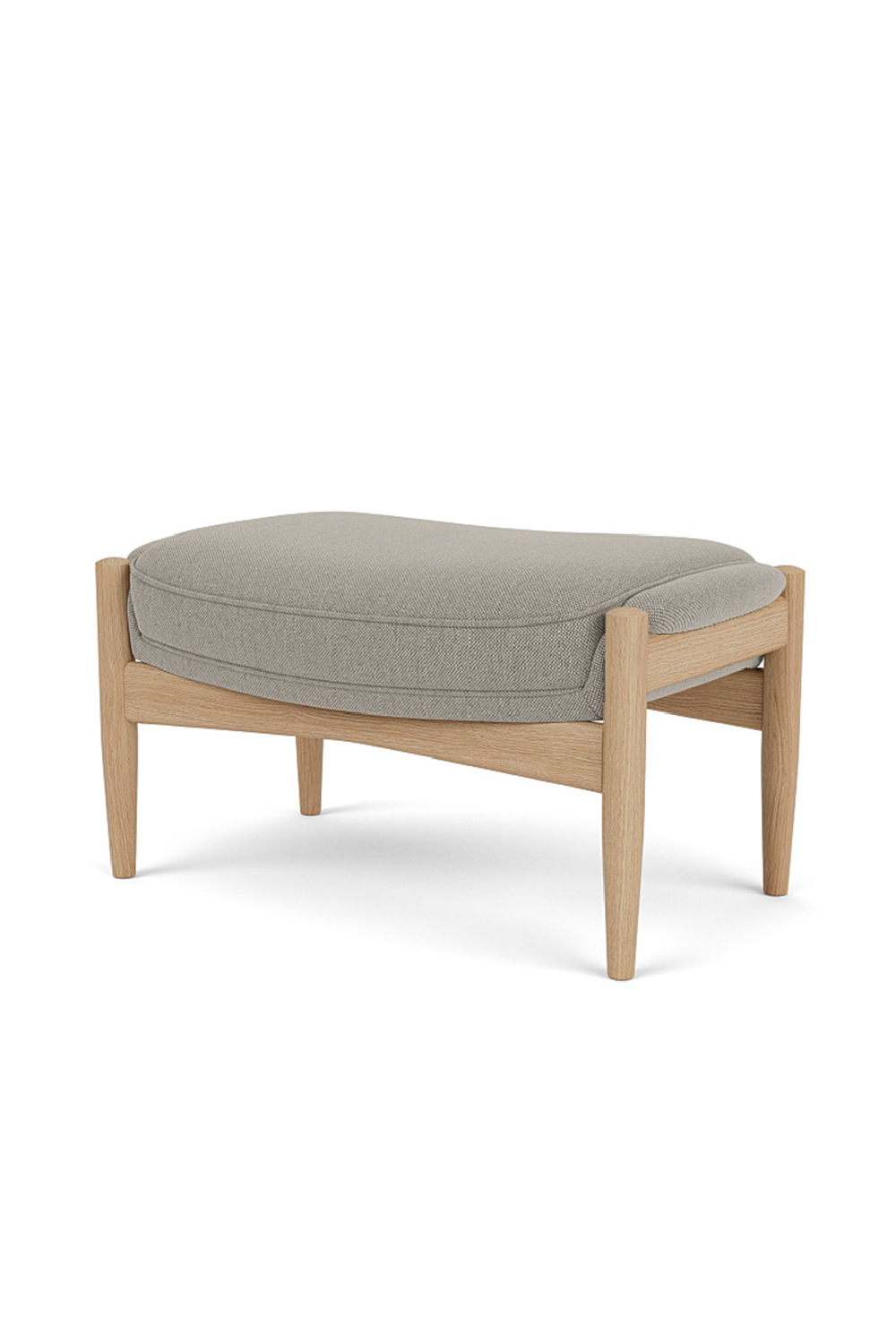 Wooden Leg Padded Ottoman | Oroa.com