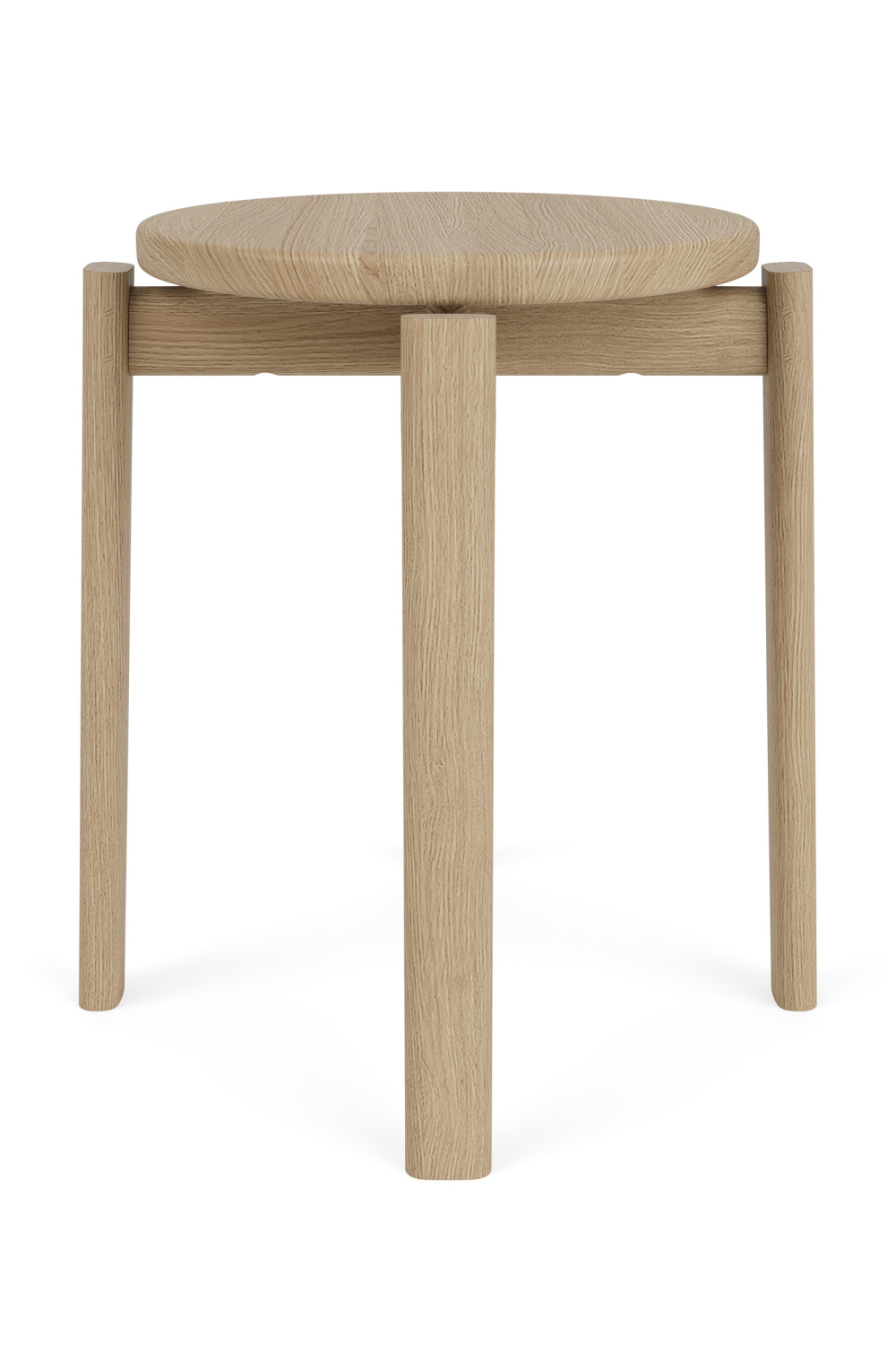 Round Wooden Stool | Oroa.com