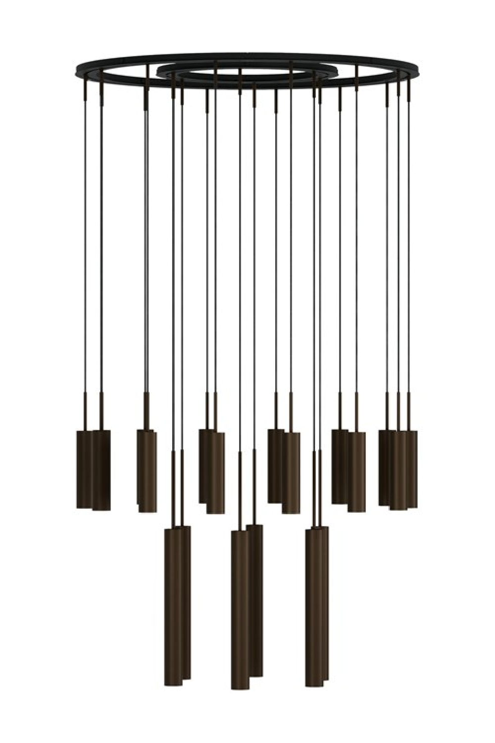 Bronzed Tube Chandelier | Oroa.com