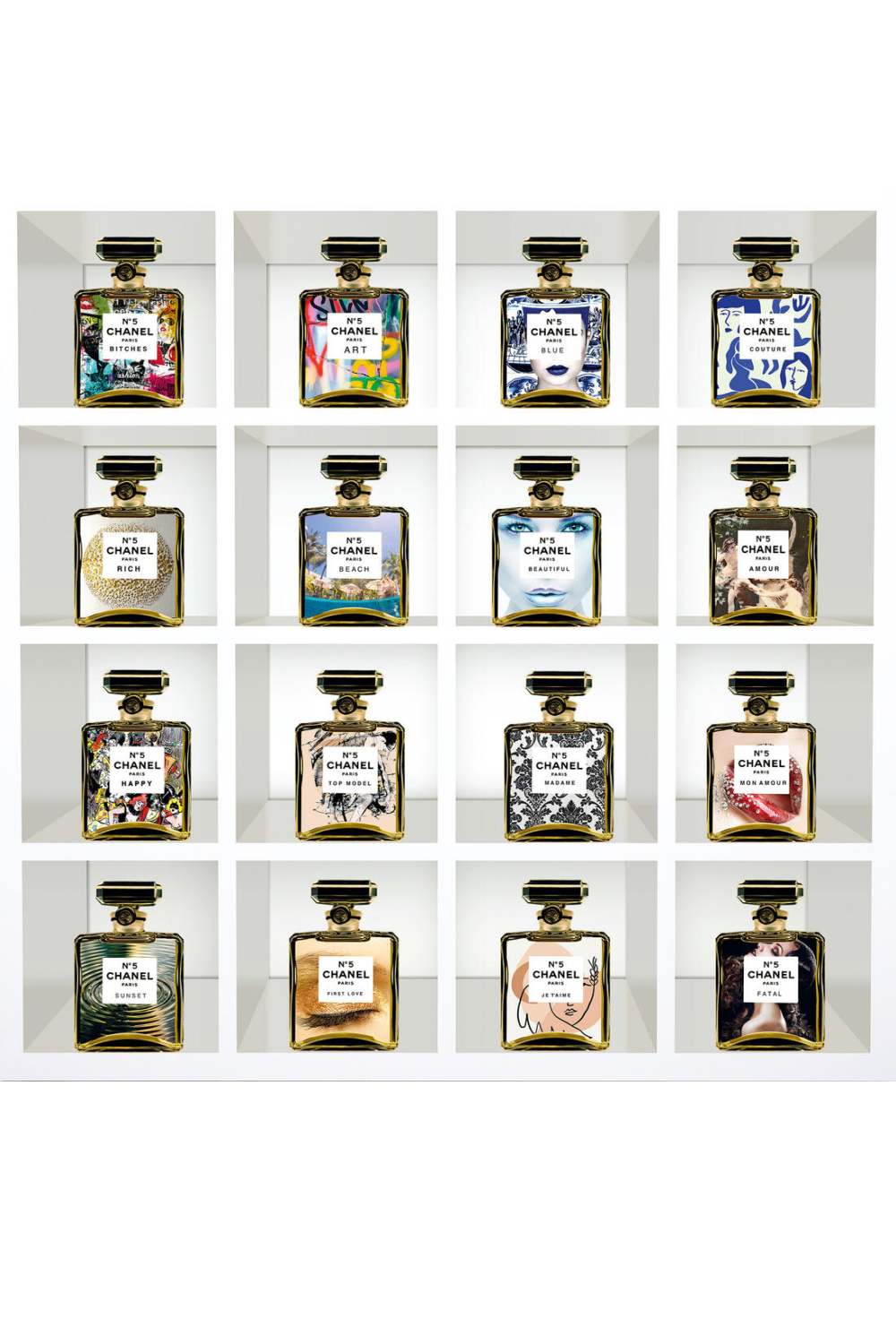 Modern European furniture - Luxury Perfume Plexiglass Artwork - www.oroa.com | Oroa.com