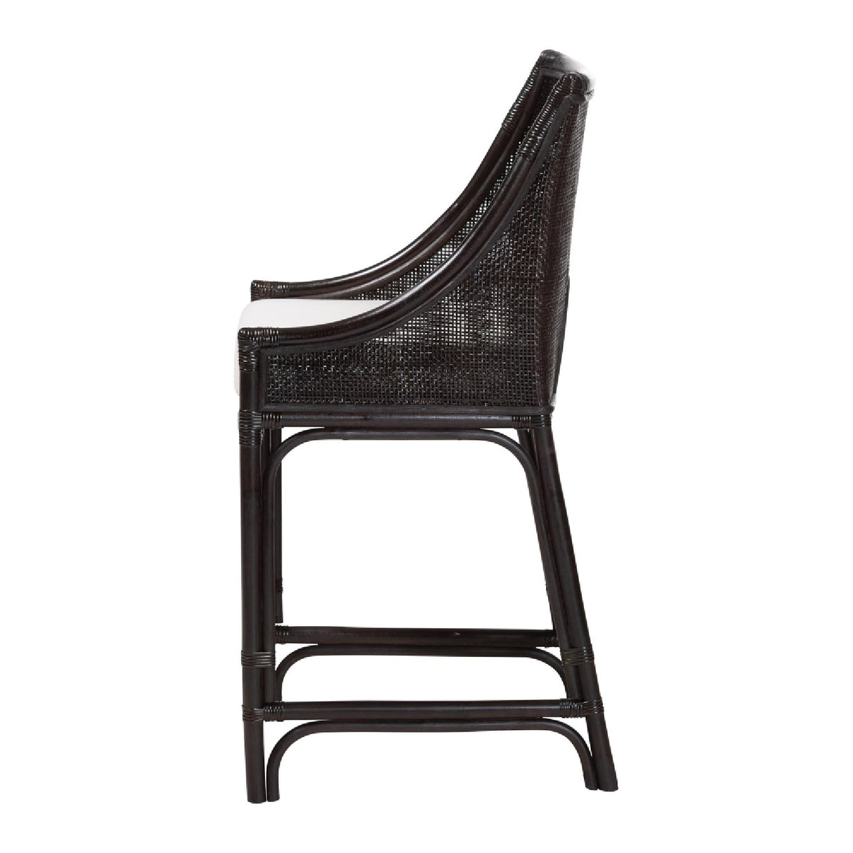 Modern European furniture - Rattan Sloped-Arm Counter Stool - www.oroa.com | Oroa.com