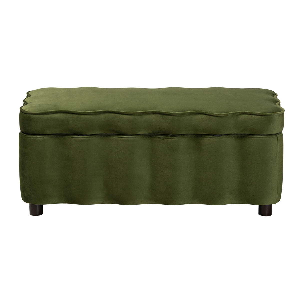 Modern European furniture - Velvet Storage Bench - www.oroa.com | Oroa.com