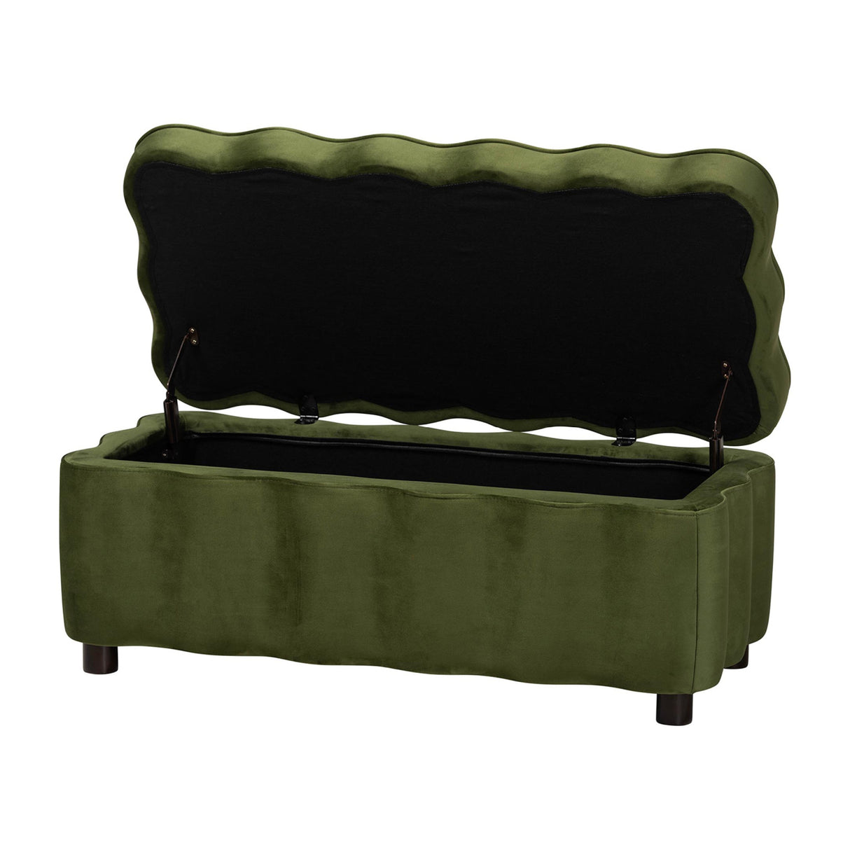 Modern European furniture - Velvet Storage Bench - www.oroa.com | Oroa.com