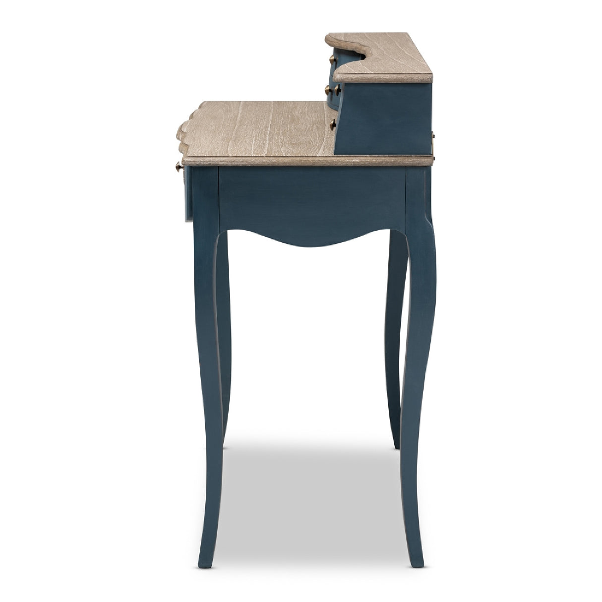 Modern European furniture - Blue Wooden Accent Writing Desk - www.oroa.com | Oroa.com