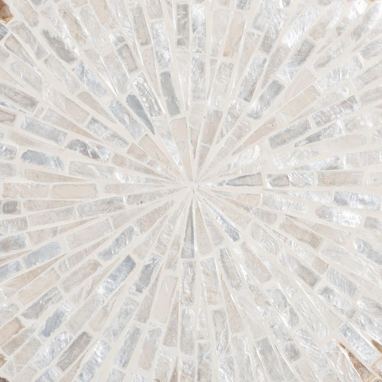 Modern European furniture - Capiz Shell Scalloped End Table - www.oroa.com | Oroa.com