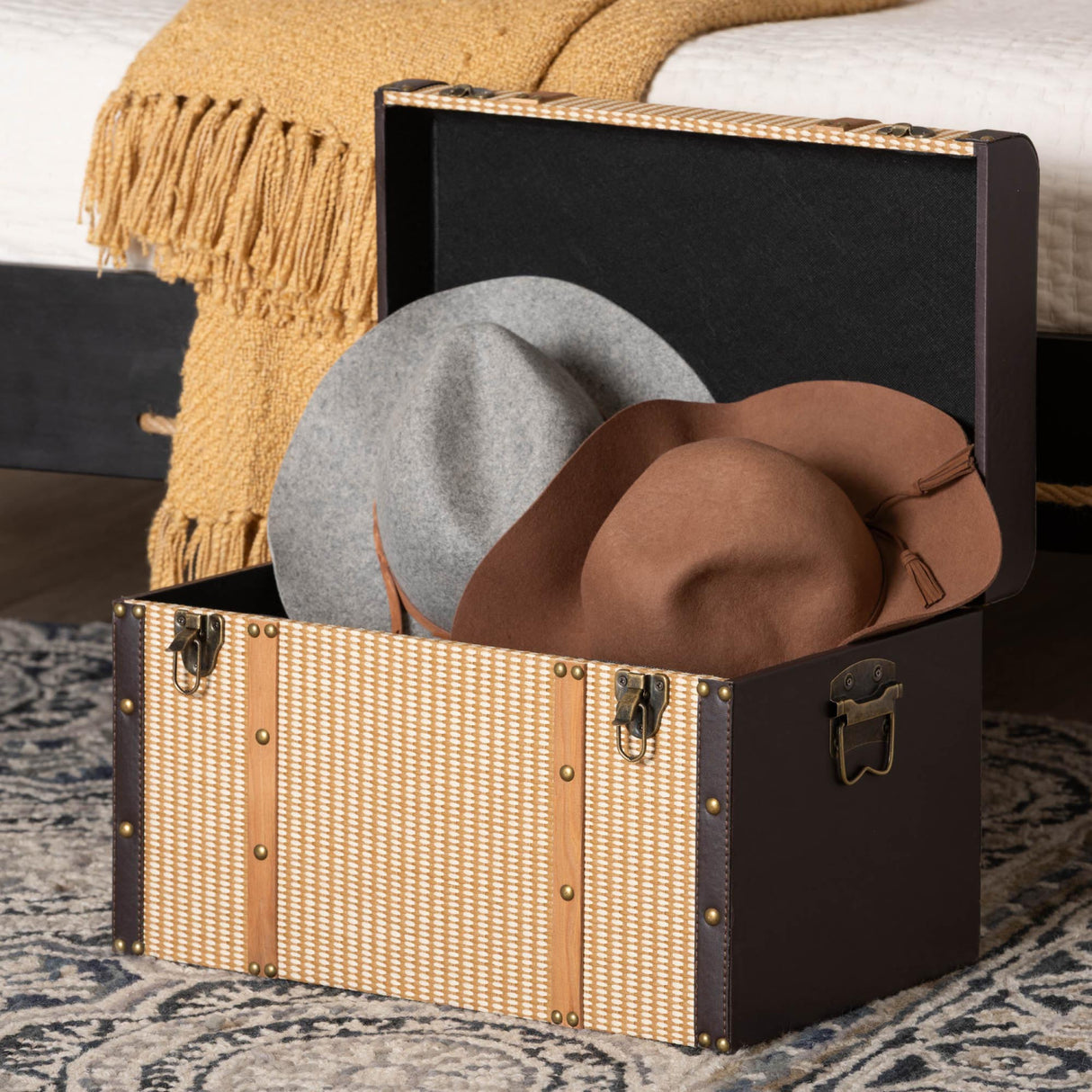 Modern European furniture -Solid Wood Storage Trunk - www.oroa.com | Oroa.com