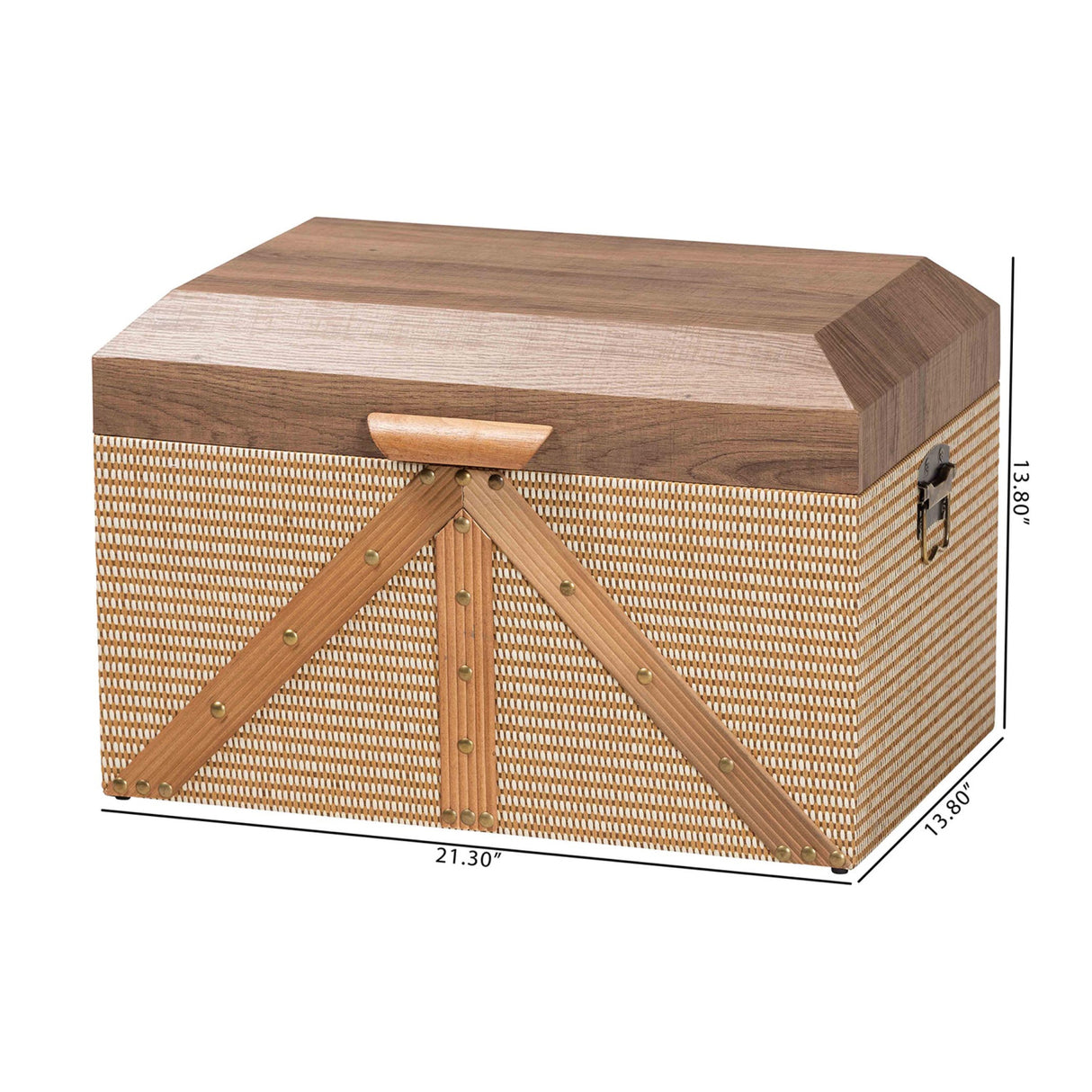 Modern European furniture - Woven Exterior Storage Trunk - www.oroa.com | Oroa.com