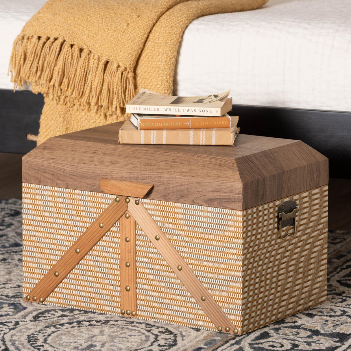 Modern European furniture - Woven Exterior Storage Trunk - www.oroa.com | Oroa.com