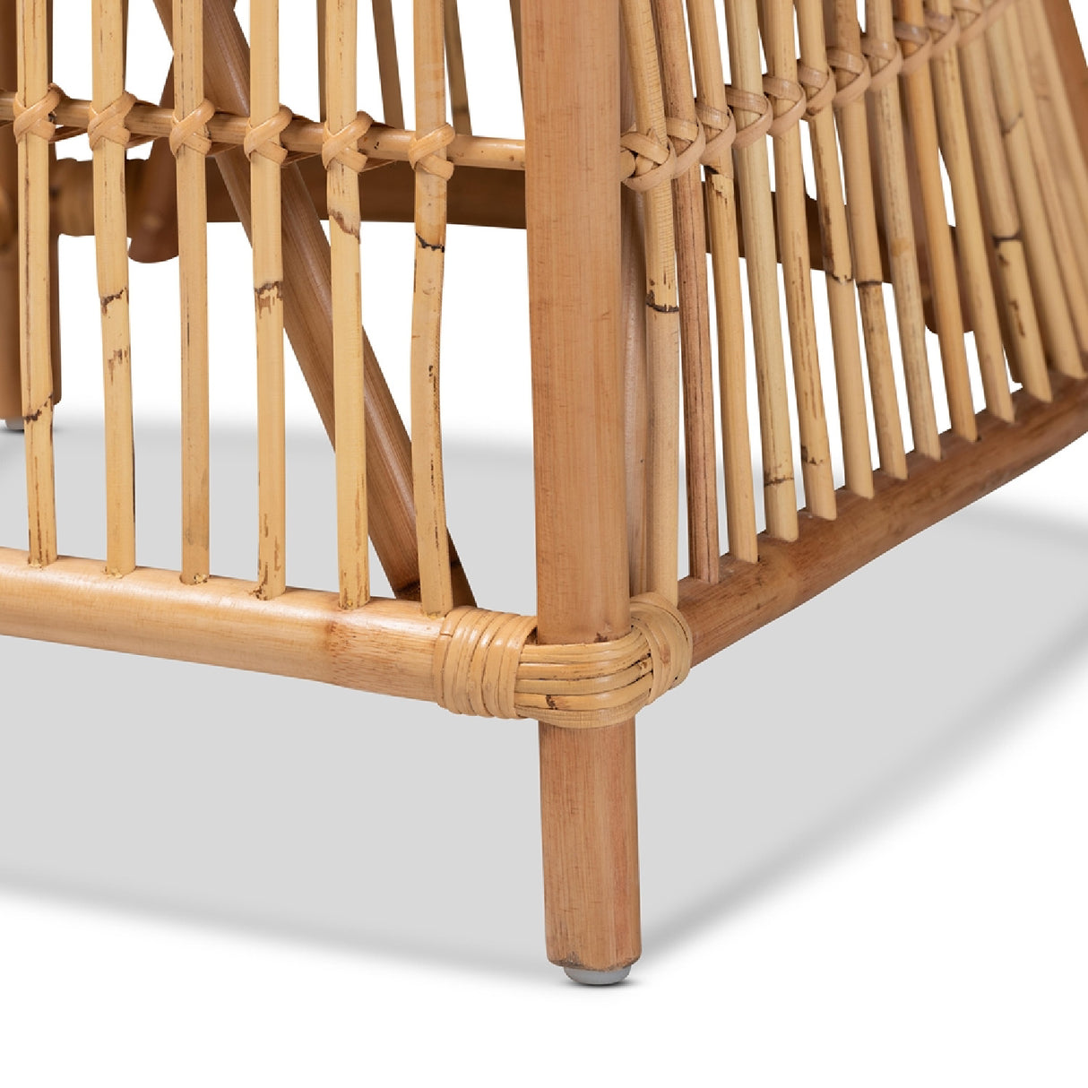 Modern European furniture - Padded Seat Rattan Accent Chair - www.oroa.com | Oroa.com