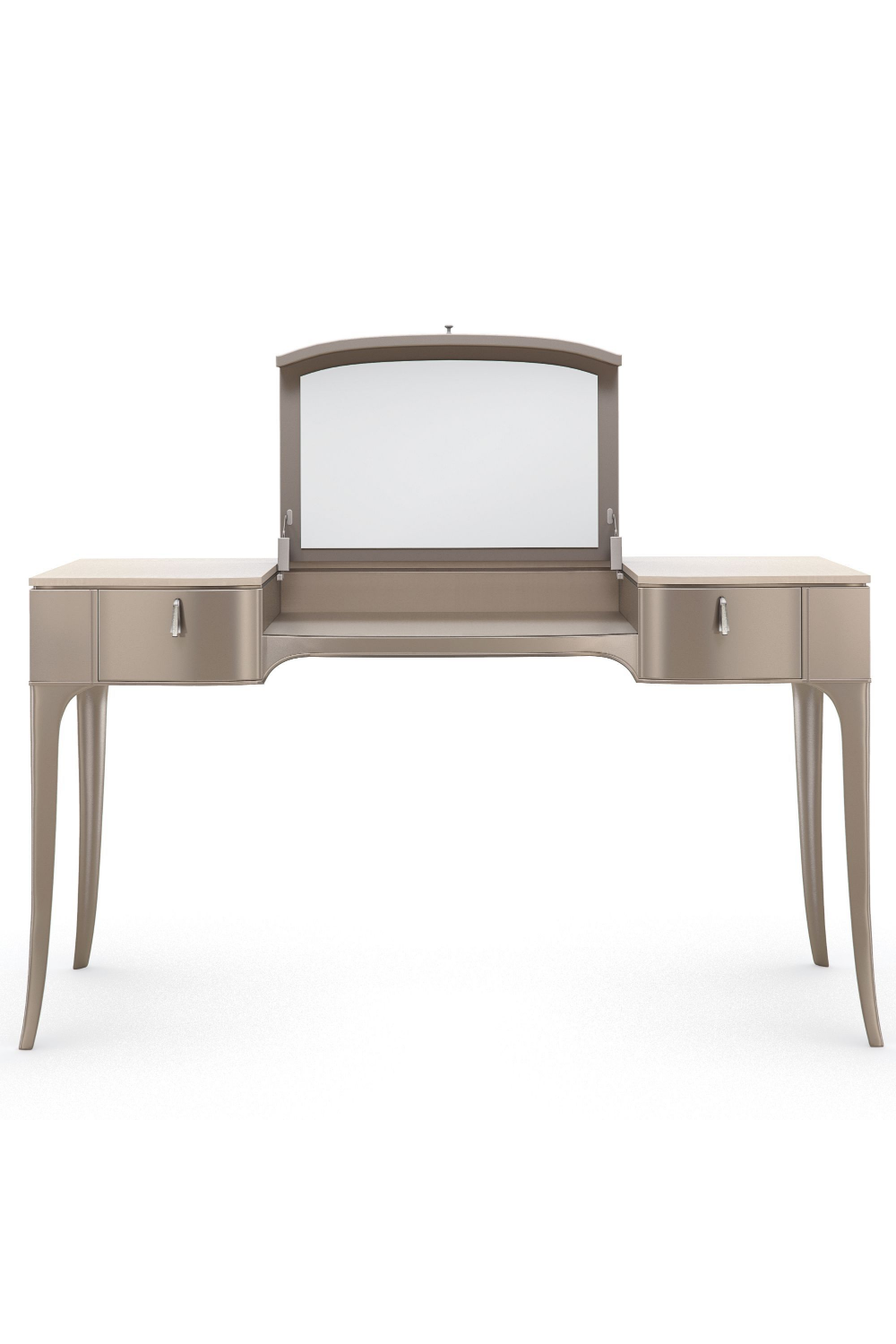 Flip Top Mirror Vanity Table | Oroa.com
