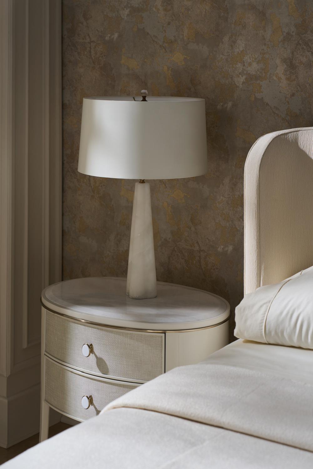 Ivory Ribbed Bed | Oroa.com