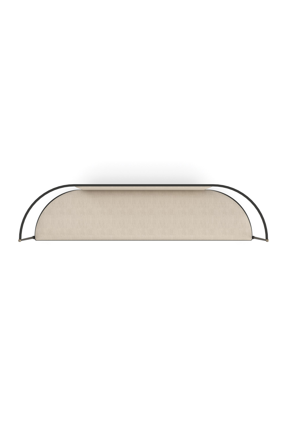 Metal Framed Wool Bench | Oroa.com