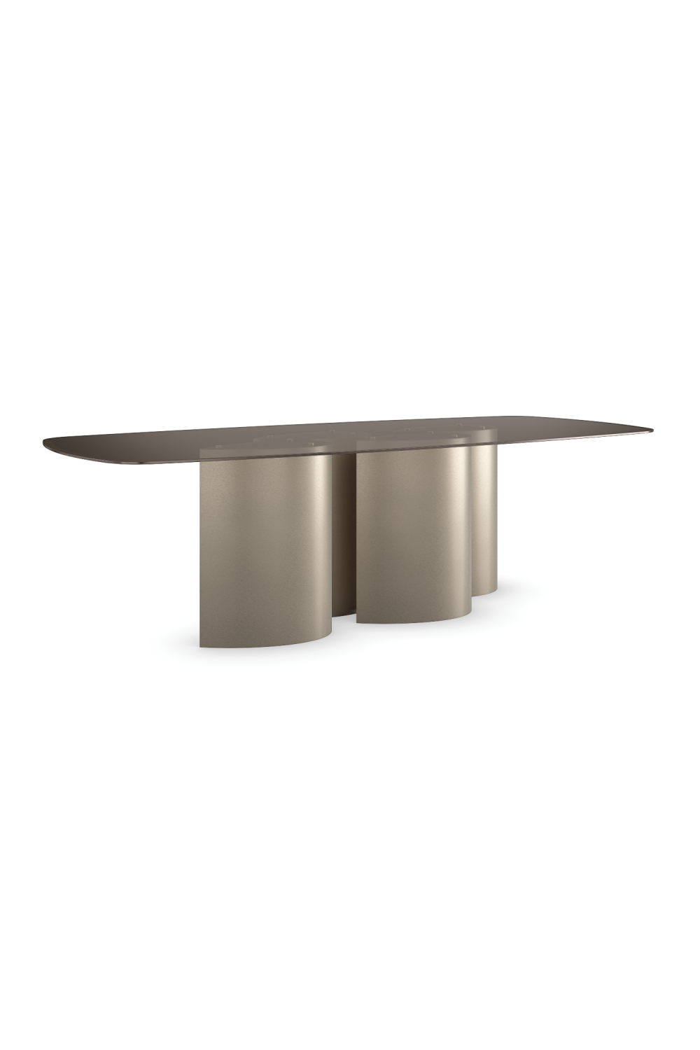 Smoked Bronze Dining Table | Oroa.com