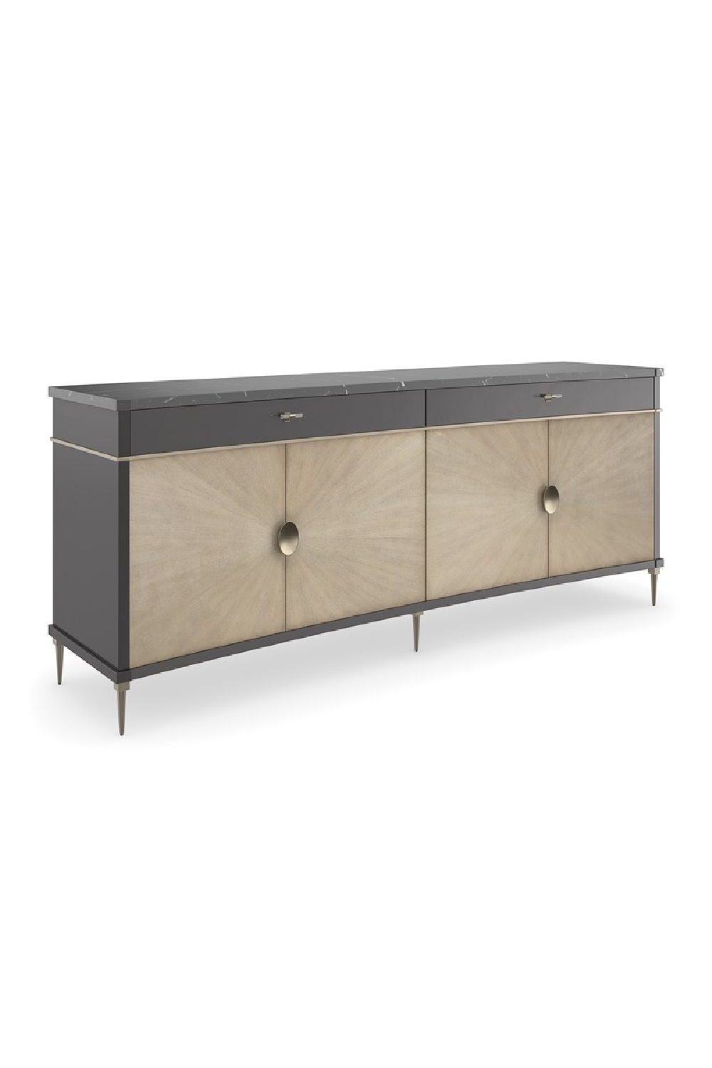Black Marble Top Sideboard | Oroa.com