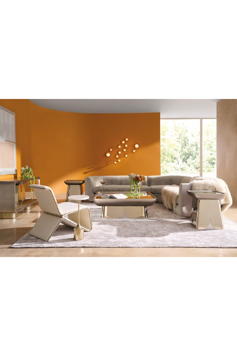 Gold Modern Side Table | Oroa.com