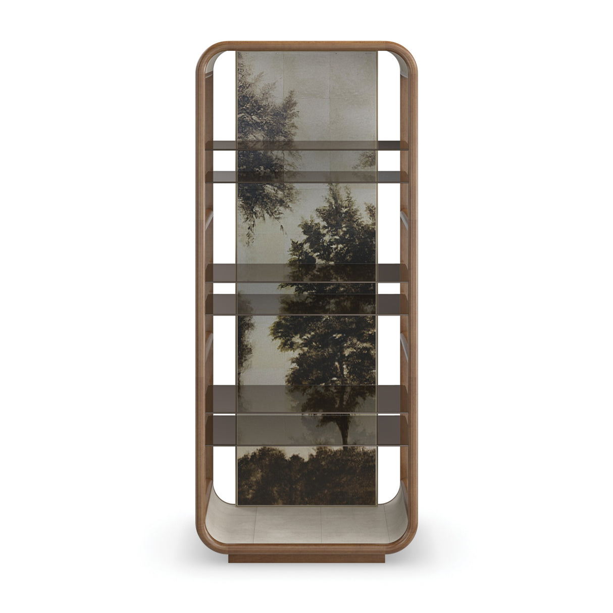 Gold Wooden Framed Bookcase | Oroa.com