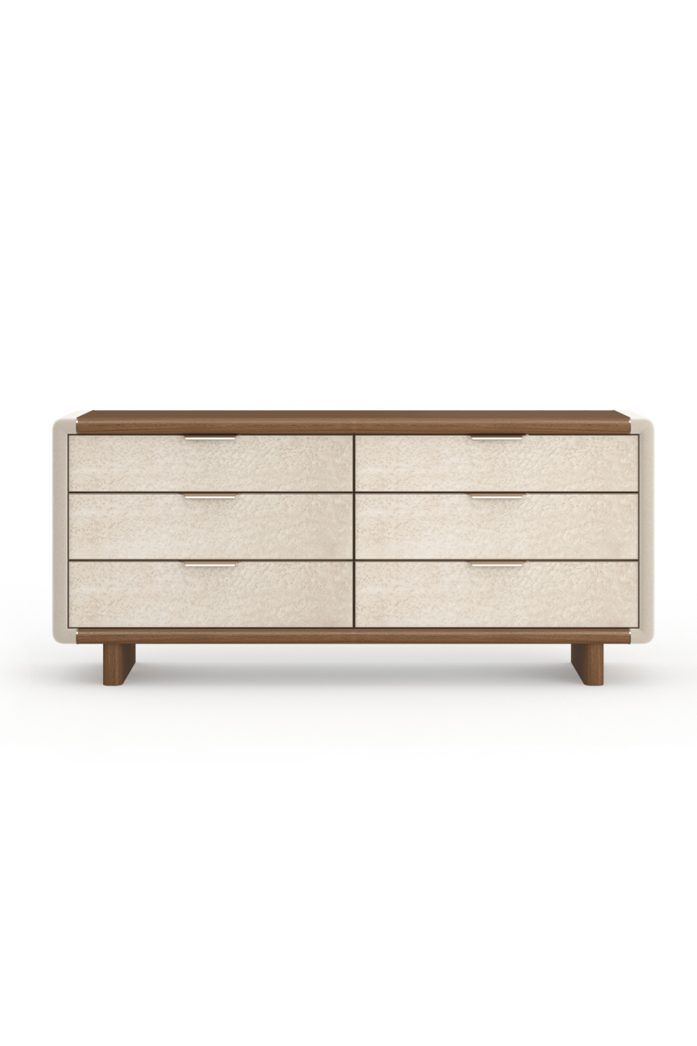 Suede Side 6-Drawer Dresser | Oroa.com