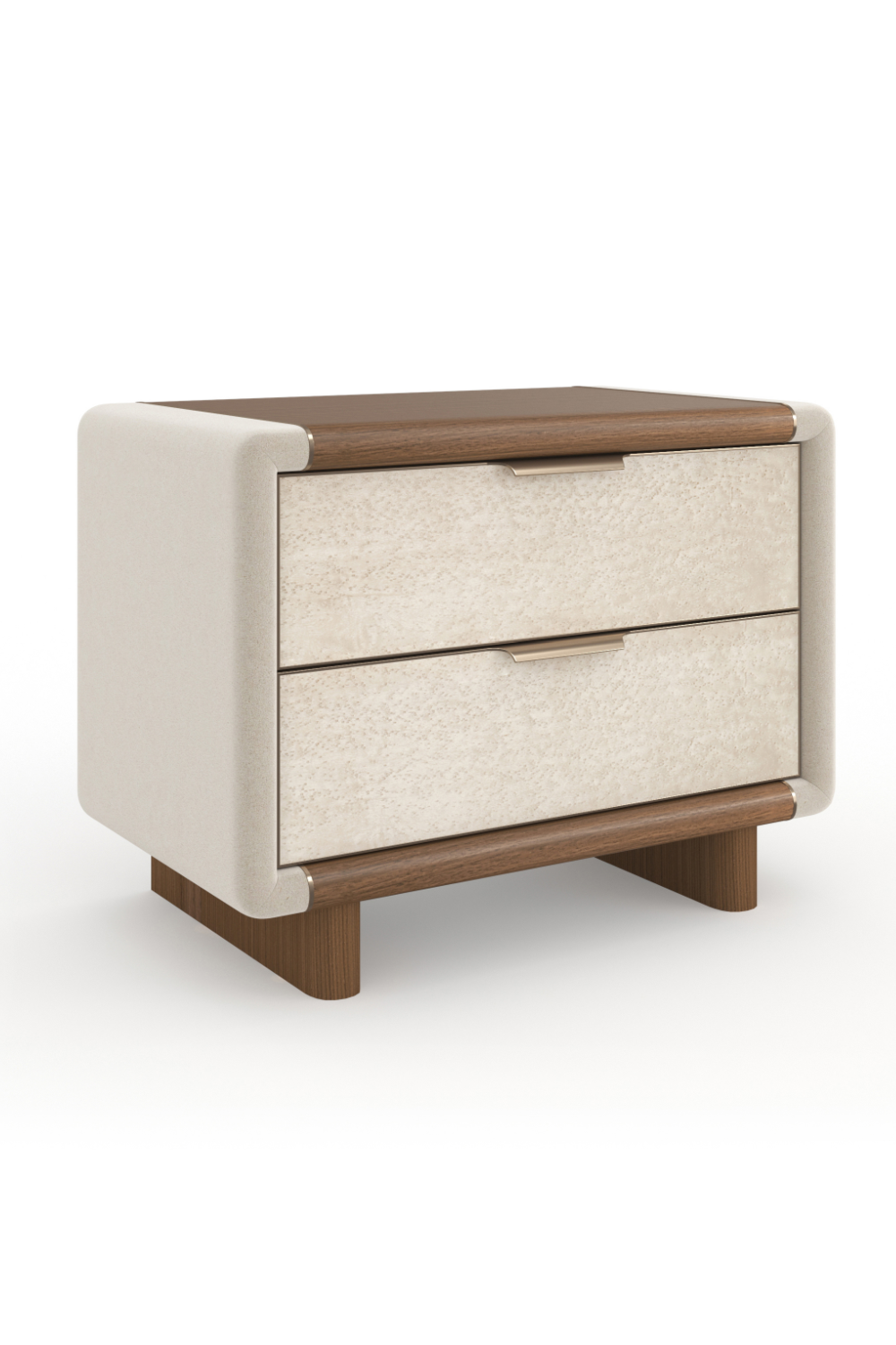 Suede Panel Nightstand | Oroa.com