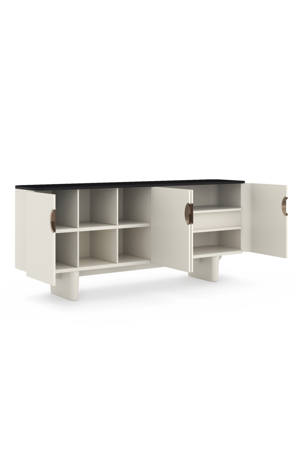 White 4-Door Sideboard | Oroa.com