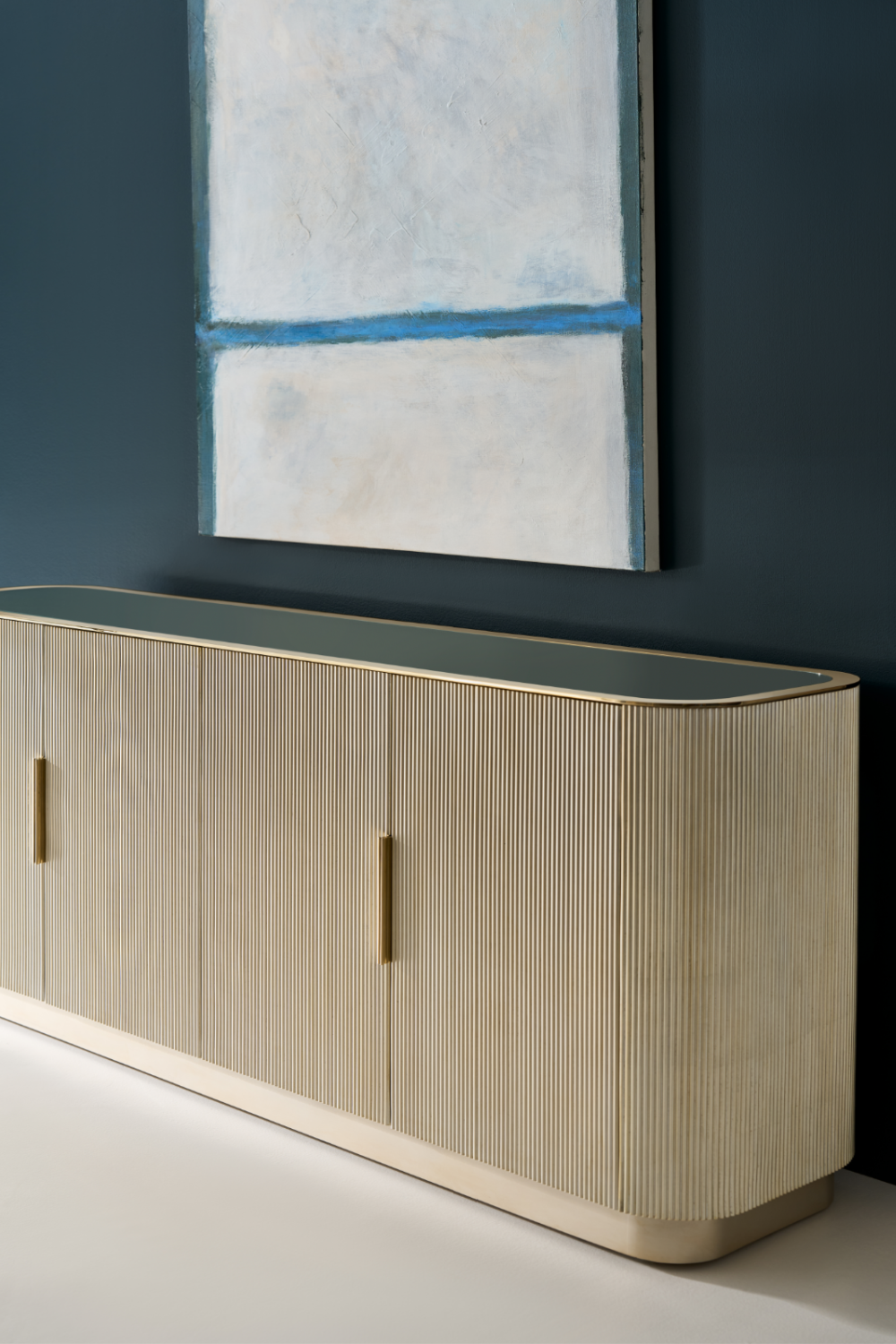 Fluted 4-Door Sideboard | Oroa.com