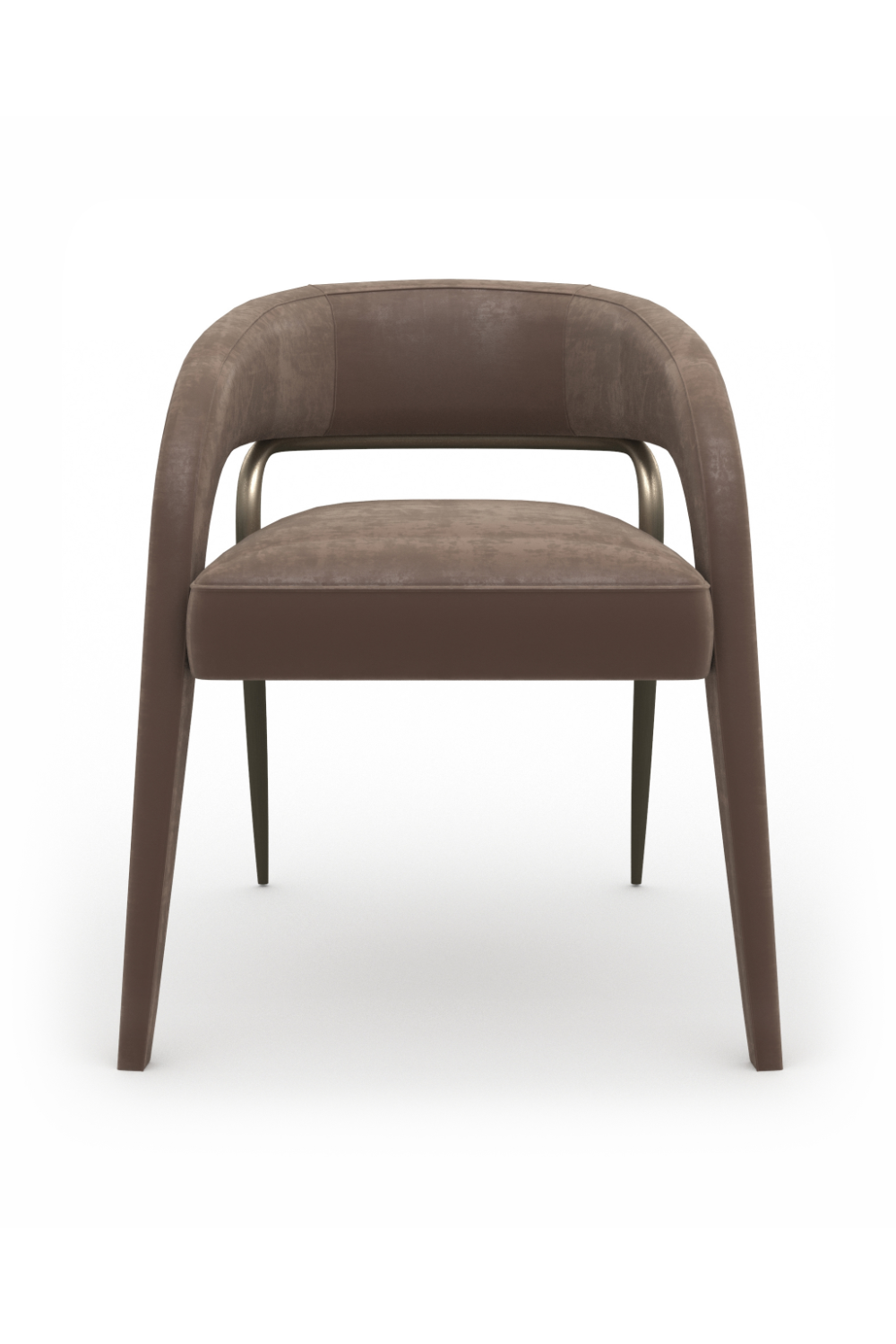 Open-Back Velvet Dining Chair | Oroa.com