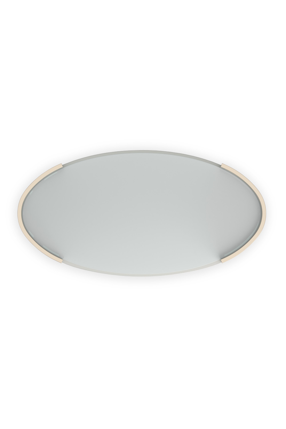 Glass Top Oval Coffee Table | Oroa.com