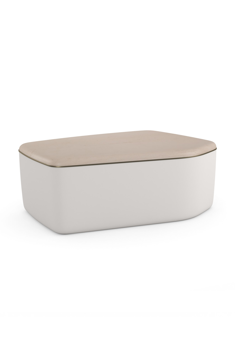 Ivory Bouclé Coffee Table | Oroa.com