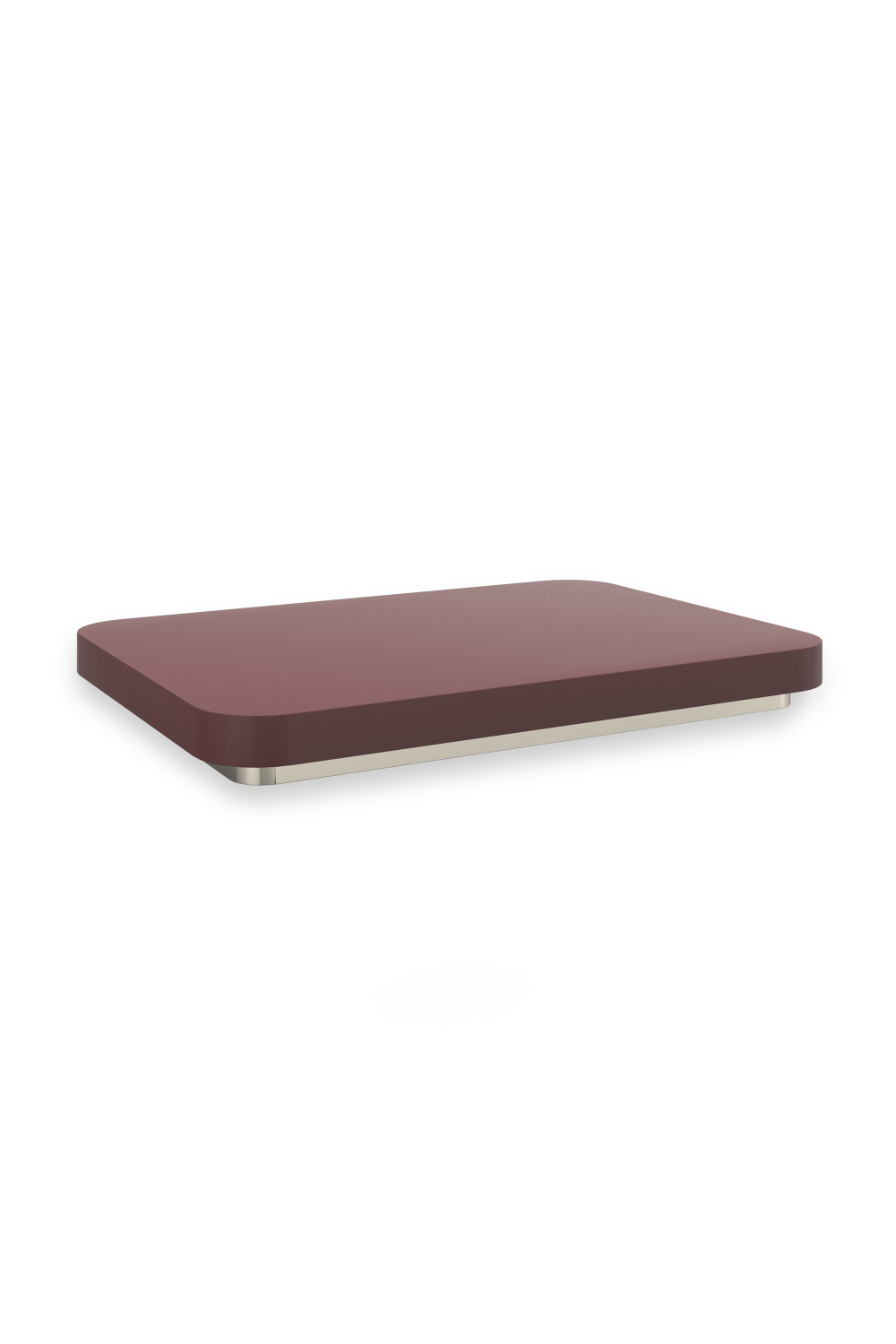Red Gloss Square Accent Tray | Oroa.com
