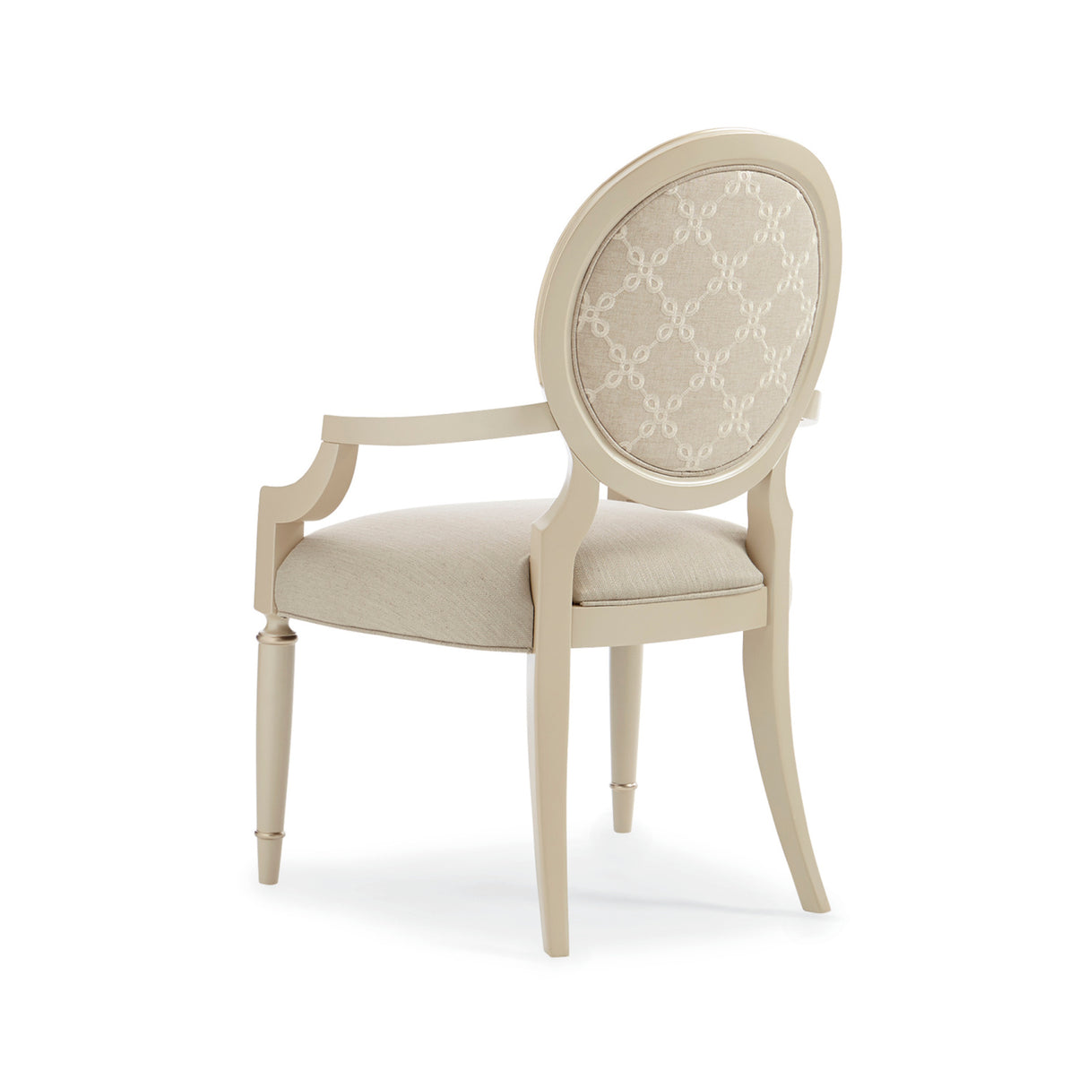 Modern furniture - White Round-Back Dining Chairs (2) - www.oroa.com | Oroa.com