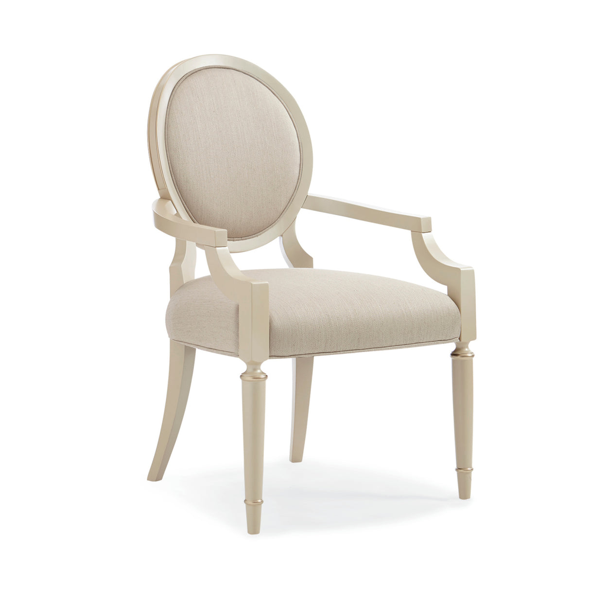 Modern furniture - White Round-Back Dining Chairs (2) - www.oroa.com | Oroa.com