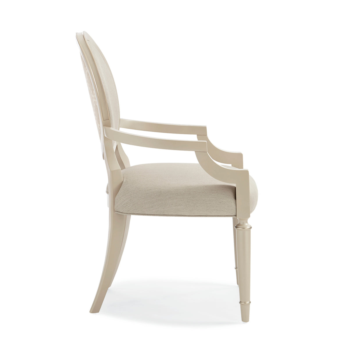 Modern furniture - White Round-Back Dining Chairs (2) - www.oroa.com | Oroa.com