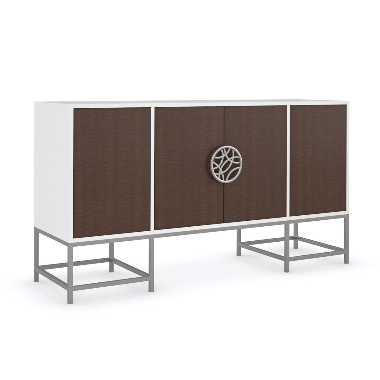 Wooden 4-Door Sideboard | Oroa.com