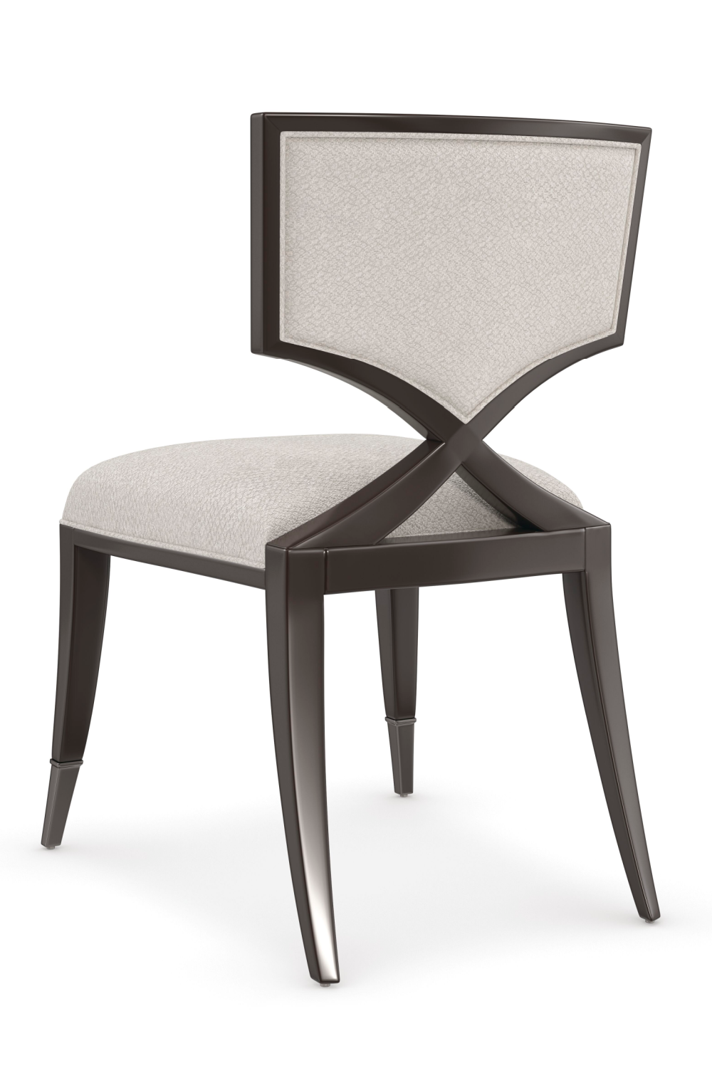 Ivory Chenille Dining Chair | Oroa.com