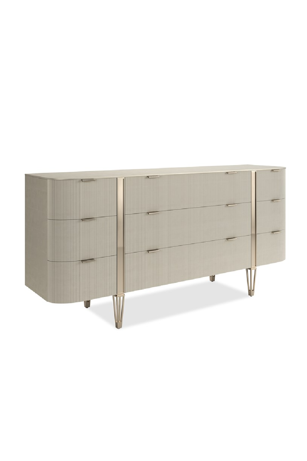 Fluted Front 9-Drawer Dresser | Oroa.com