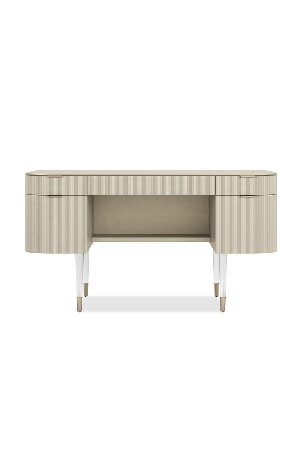 Ridged 2-Drawer Desk | Oroa.com