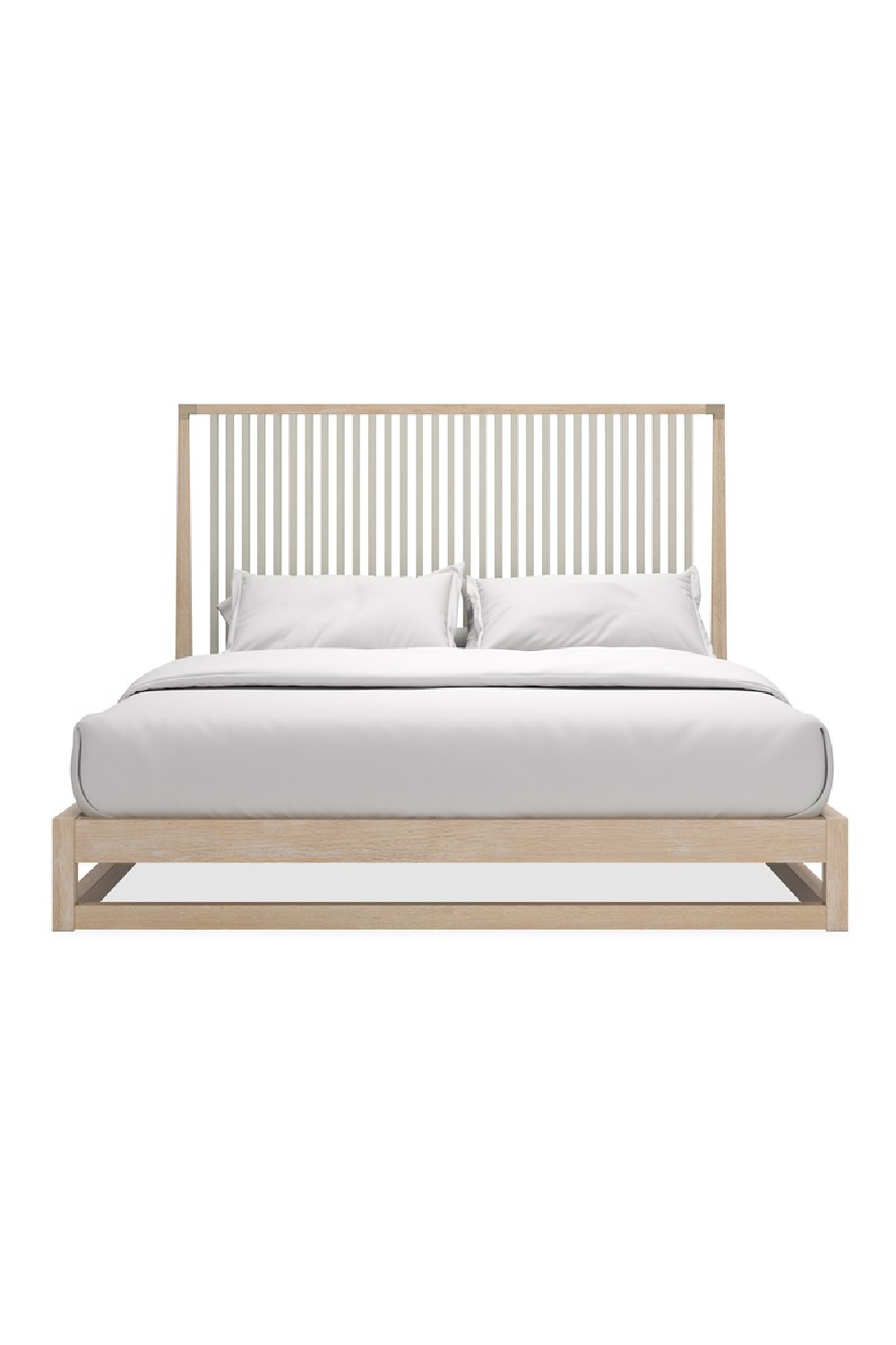 Slatted Oak King Bed | Oroa.com