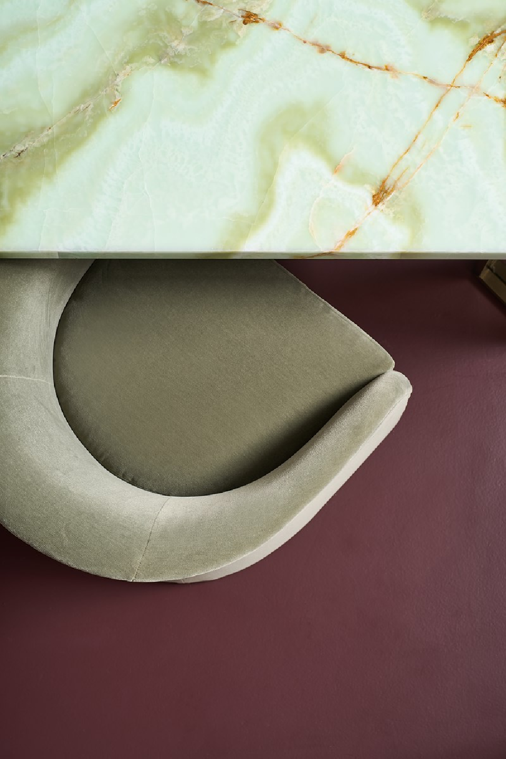 Green Onyx Dining Table | Oroa.com